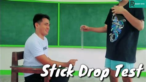 stick drop test chart|stick drop test procedure.